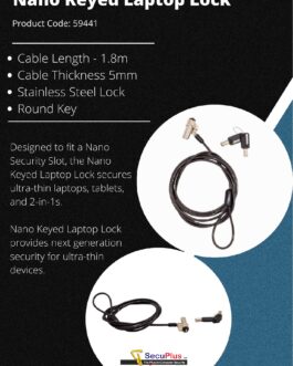 Nano Laptop lock – Keyed